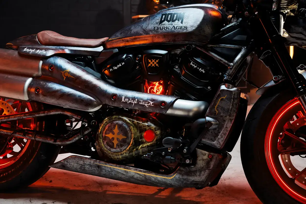 DOOM The Dark Ages x Harley Davidson Bike