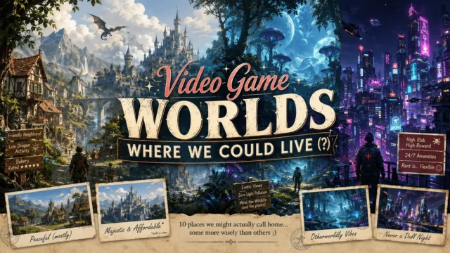Video Game Worlds Where We Could Live (?)